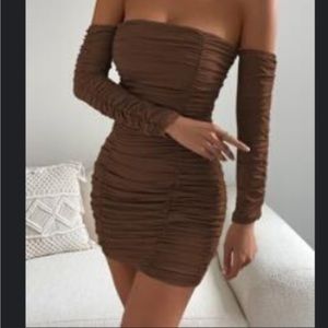 Brown SHEIN dress